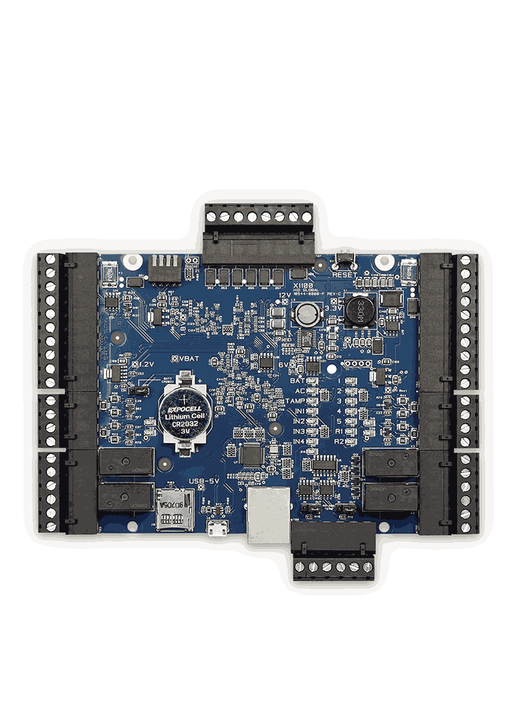 ADC-AC-X1100-2PSE- CONTROL DE ACCESO PARA 2 PUERTAS COMPATIBLE CON APLICACIÓN DE ALARM.COM #ALARM.COM-Accesorios - Alarmas-ALARM.COM-Bsai Seguridad & Controles