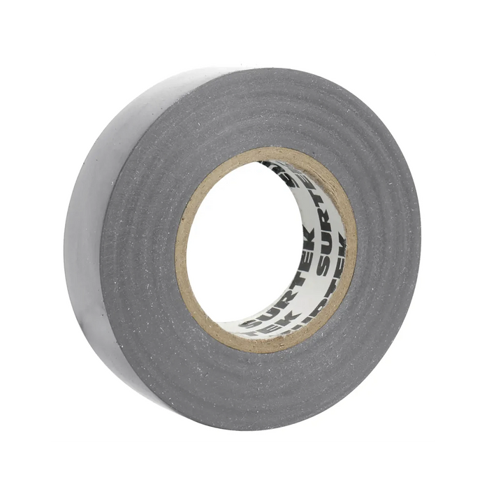 CINTA PARA AISLAR COLOR GRIS DE 19 MM X 9 METROS / FABRICADA EN PVC / ADHESIVO ACRÍLICO.-Canalización-SURTEK-Bsai Seguridad & Controles