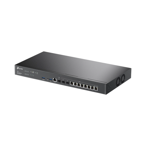 ROUTER OMADA VPN / SDN MULTI-WAN 10G / 1 PUERTO WAN SFP+ 10G / 1 PUERTO WAN/LAN SFP+ 10G / 1 PUERTO WAN/LAN SFP 1G / 8 PUERTOS LAN/WAN 1G / 2 PUERTOS USB / 2.3 MILLONES SESIONES CONCURRENTES / ADMINISTRACIÓN CENTRALIZADA OMADA SDN.-Networking-TP-LINK-ER8411-Bsai Seguridad & Controles