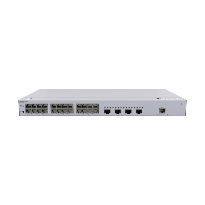 HUAWEI EKIT - SWITCH GIGABIT ADMINISTRABLE CAPA 2 / 24 PUERTOS 10/100/1000 MBPS / 4 PUERTOS SFP+ UPLINK / ADMINISTRACIÓN NUBE GRATIS-Networking-HUAWEI eKIT-S220-24T4X-Bsai Seguridad & Controles