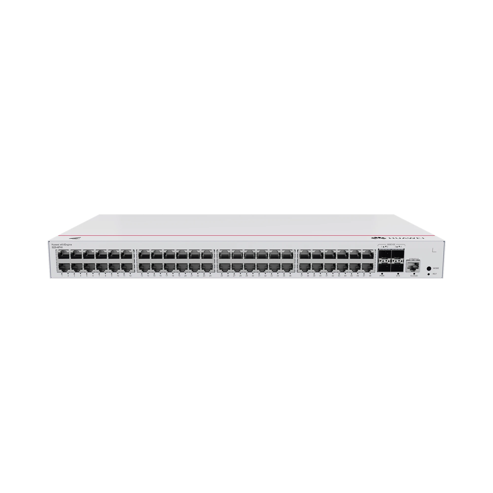 HUAWEI EKIT - SWITCH GIGABIT ADMINISTRABLE CAPA 2 / 48 PUERTOS 10/100/1000 MBPS / 4 PUERTOS SFP+ UPLINK / ADMINISTRACIÓN NUBE GRATIS-Networking-HUAWEI-Bsai Seguridad & Controles