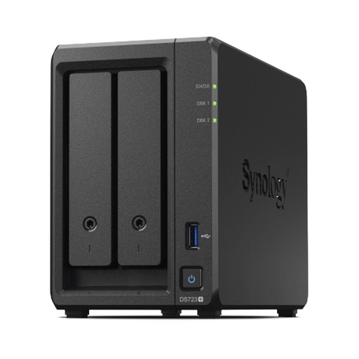 SERVIDOR NAS DE 2 BAHÍAS (EXPANDIBLE A 7 BAHÍAS) / HASTA 126 TB / SERVICIO NUBE GRATIS (P2P) / ADMINISTRACIÓN REMOTA Y RESPALDO PROGRAMADO-Servidores / Almacenamiento / Cómputo-SYNOLOGY-DS723PLUS-Bsai Seguridad & Controles