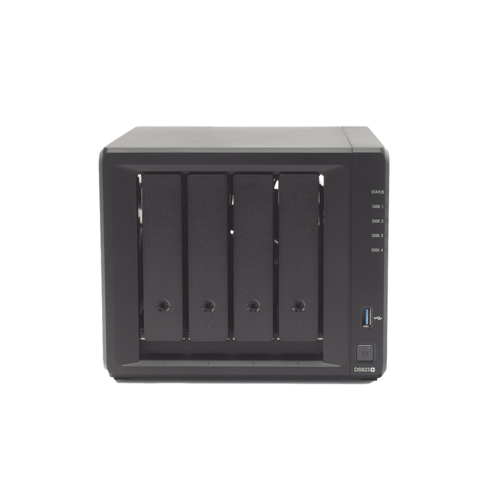 SERVIDOR NAS DE 4 BAHÍAS (EXPANDIBLE A 9 BAHÍAS) / HASTA 162 TB / SERVICIO NUBE GRATIS (P2P) / ADMINISTRACIÓN REMOTA Y RESPALDO PROGRAMADO-Servidores / Almacenamiento / Cómputo-SYNOLOGY-DS923PLUS-Bsai Seguridad & Controles