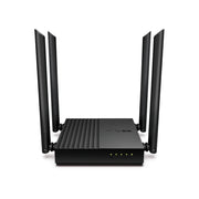 ROUTER INALAMBRICO TP-LINK ARCHER C64 AC1200 DUAL BAND/400MBPS 2.4GHZ / 867 MBPS 5 GHZ/ 1 PUERTO WAN 10/100/1000MBPS / 4 PUERTOS LAN 10/100/1000MBPS / TECNOLOGIA MU-MIMO /ADMINISTRACION VIA APP TETHER-Ruteadores y APS-TP-LINK-Bsai Seguridad & Controles