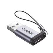 ADAPTADOR USB 3.0 MACHO A USB-C 3.1 TIPO C HEMBRA / CAJA DE ALUMINIO / CARGA Y SINCRONIZACIÓN DE DATOS / ADMITE CORRIENTE DE 3A-Accesorios-UGREEN-Bsai Seguridad & Controles