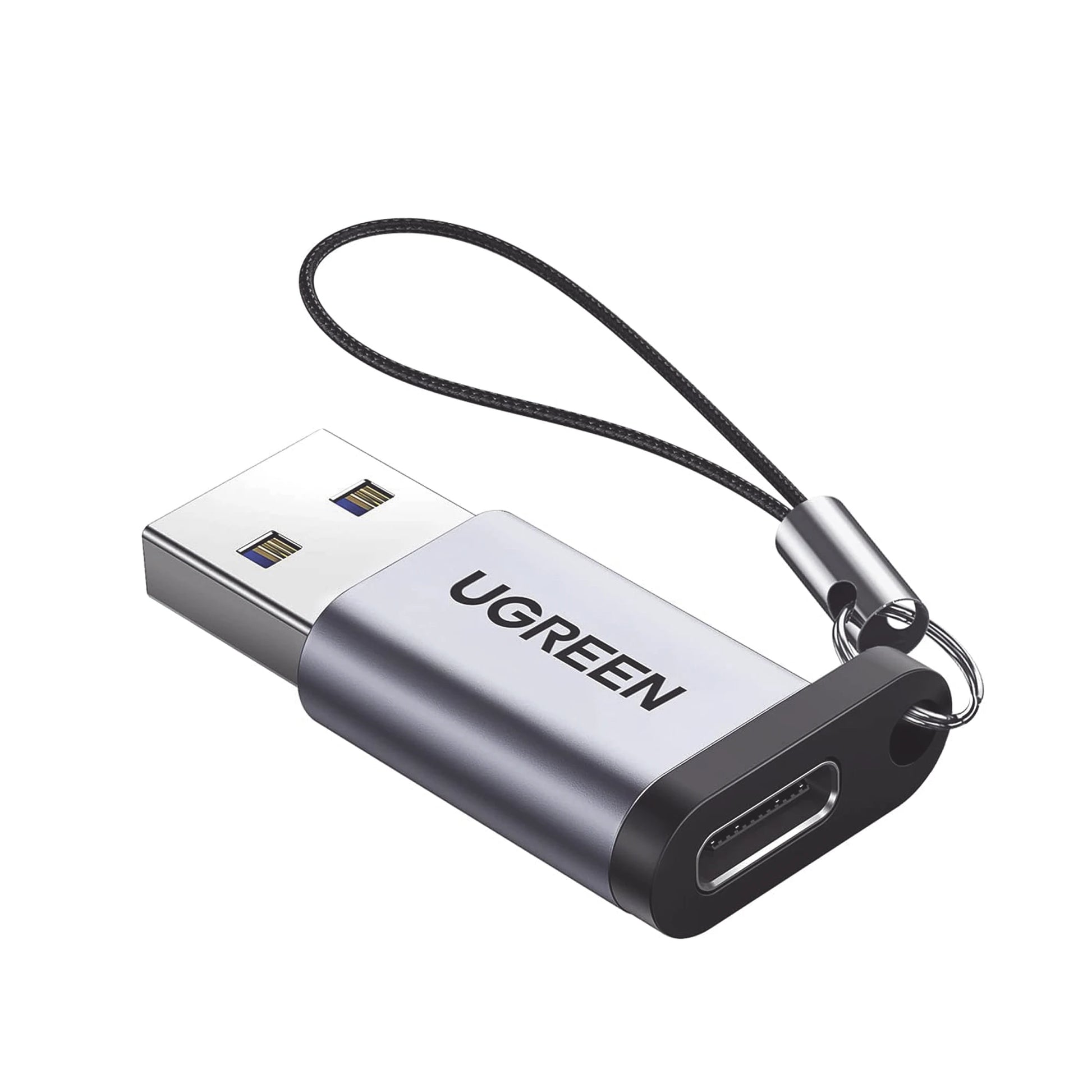 ADAPTADOR USB 3.0 MACHO A USB-C 3.1 TIPO C HEMBRA / CAJA DE ALUMINIO / CARGA Y SINCRONIZACIÓN DE DATOS / ADMITE CORRIENTE DE 3A-Accesorios-UGREEN-Bsai Seguridad & Controles