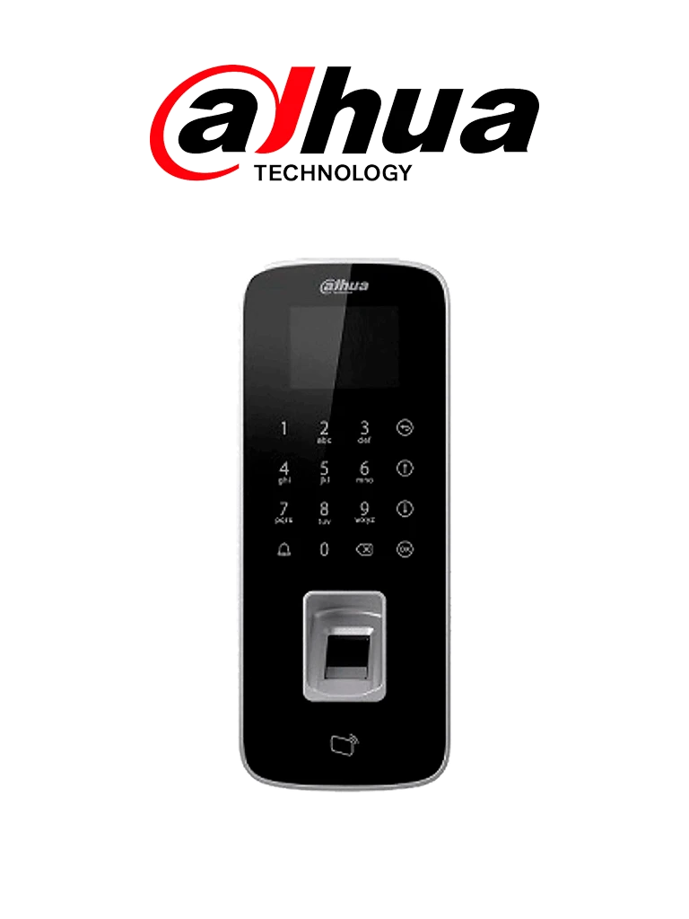 DAHUA ASI1212DD- CONTROL DE ACCESO TCP/IP STANDALONE/ CONEXION REMOTA P2P SMARTPSS / USO INTERIOR / 3,000 HUELLAS/ 150,000 EVENTOS/ 30,000 USUARIOS/ TARJETAS ID / ADMITE LECTORA TARJETAS-Huella-DAHUA-Bsai Seguridad & Controles