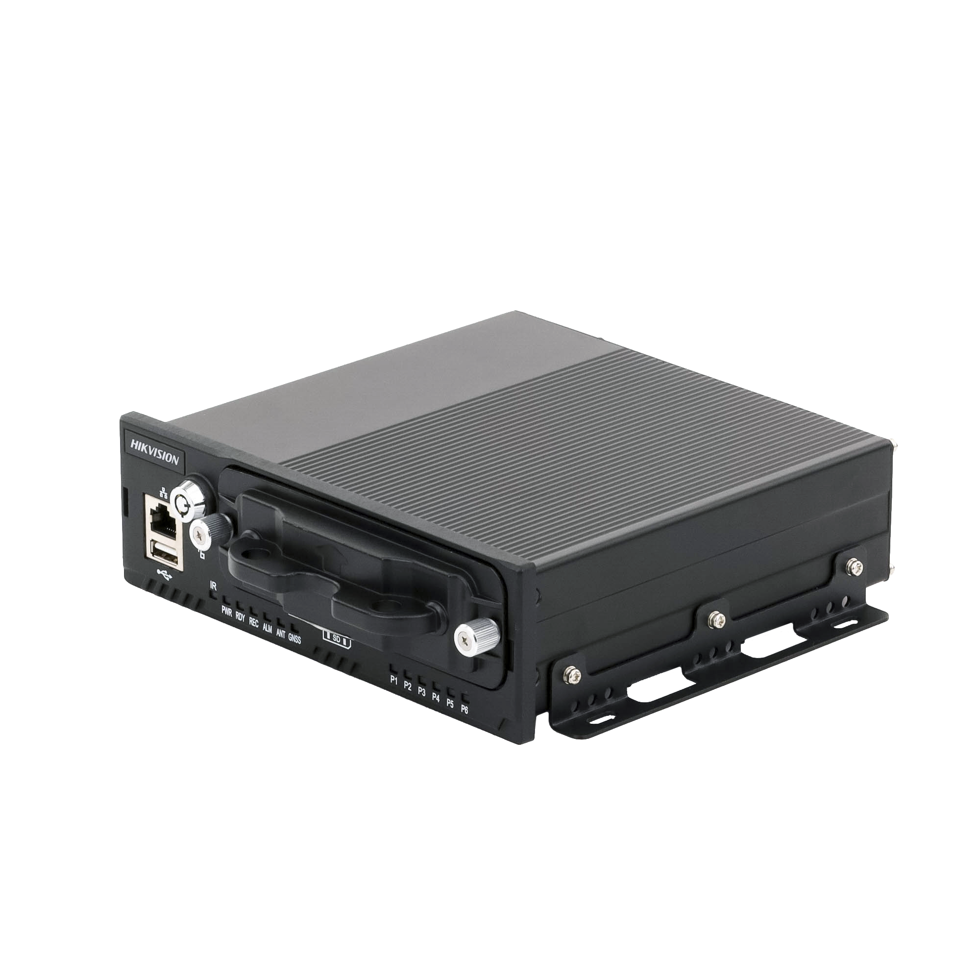 NVR MÓVIL DE 4 CANALES DE 2 MEGAPIXEL / 4 POE + 4 VÍA SWITCH EXTENDIBLE / 2 BAHÍAS DE DISCO DURO / INCLUYE MODULO GPS / CONECTOR RJ45