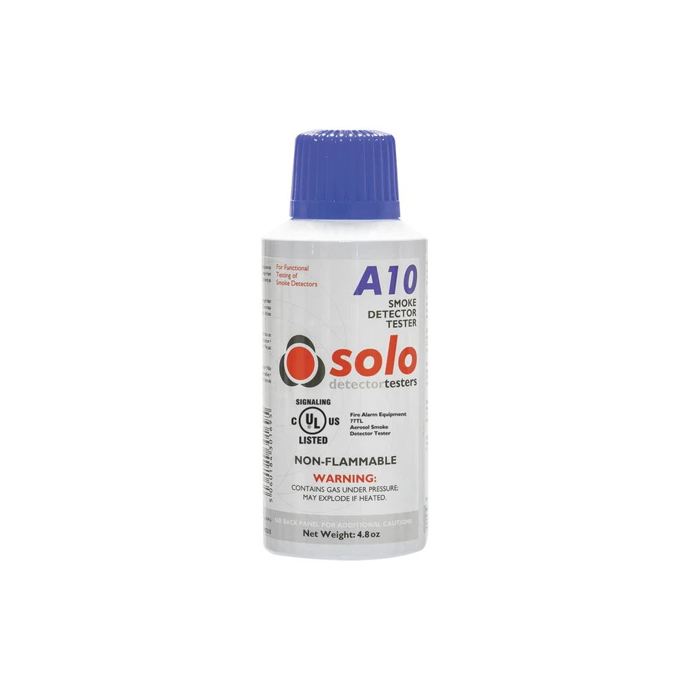 AEROSOL SDI SOLOA10 NO FLAMABLE PARA PROBAR DETECTORES DE HUMO PAQUETE DE 12 PIEZAS-Probadores-SDI-Bsai Seguridad & Controles