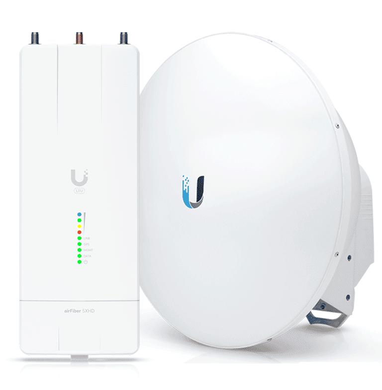 UBIQUITI AF-5XHD-23-S45: KIT AIRFIBER CON RADIO AF-5XHD Y ANTENA AIRFIBER 23 DBI SLAM-45, PARA ENLACE PTP CARRIER CLASS BACKHAUL, HASTA 500 MBPS FULL DUPLEX EN BANDA LIBRE DE 5.8 GHZ.-Banda 5.8 GHz-UBIQUITI-Bsai Seguridad & Controles
