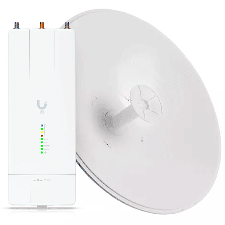 UBIQUITI AF-5XHD-30-S45 - KIT AIRFIBER CON RADIO AF-5XHD Y ANTENA AIRFIBER DE 30 DBI SLAM-45 IDEAL PARA ENLACES PTP DE CLASE CARRIER BACKHAUL CON HASTA 500 MBPS FULL DUPLEX EN BANDA LIBRE DE 5.8 GHZ.-Banda 5.8 GHz-UBIQUITI-Bsai Seguridad & Controles