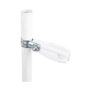 AISLADOR DE PASO O ESQUINA DE COLOR BLANCO CON ABRAZADERA INCLUIDA DE 1 PULGADA PARA USO EN POSTE CERCO ELECTRICO-Cercas Eléctricas-SFIRE-Bsai Seguridad & Controles