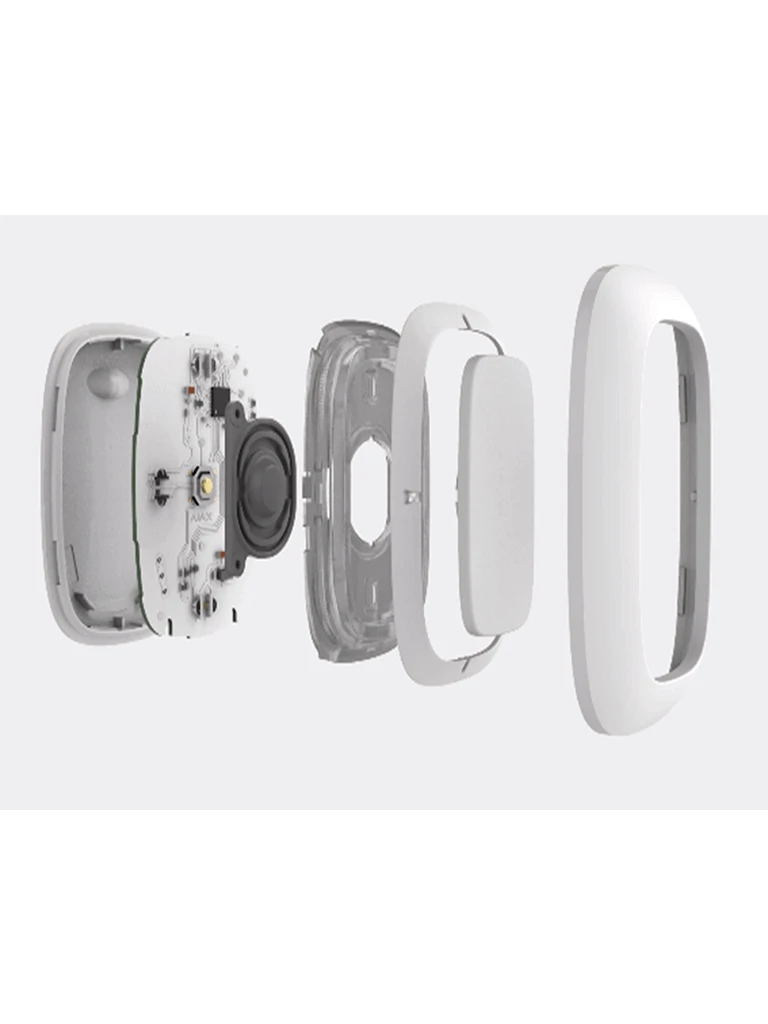 AJAX BUTTON W - BOTÓN INTELIGENTE MULTIFUNCIONAL. BOTÓN DE PÁNICO / CONTROL DE DISPOSITIVOS DE AUTOMATIZACIÓN / SILENCIAR ALARMAS DE DETECTORES DE INCENDIOS. COLOR BLANCO (28203.26.WH3) #VIVESEGURO #AJAXBUTTON-Botones-AJAX-Bsai Seguridad & Controles