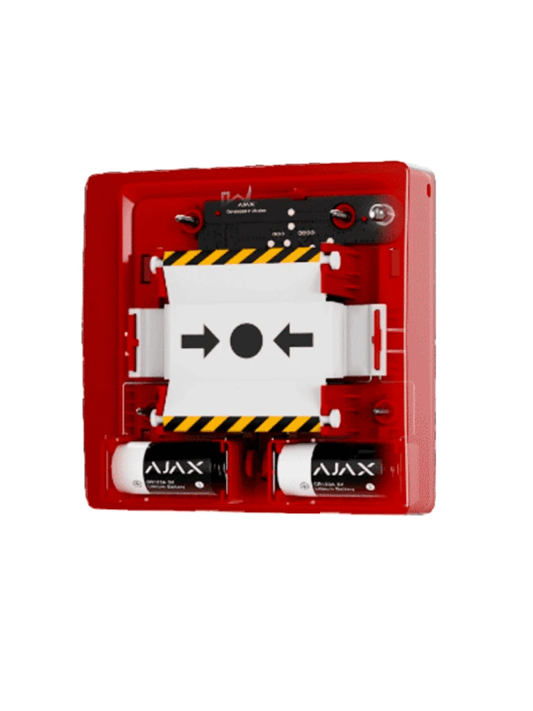 AJAX MANUAL CALLPOINT (RED) - ESTACIÓN MANUAL INALÁMBRICA REAJUSTABLE CON ESCENARIOS PROGRAMABLES. VERSIÓN DE COLOR ROJO.-Estaciones Manuales-AJAX-AJX1210005-Bsai Seguridad & Controles