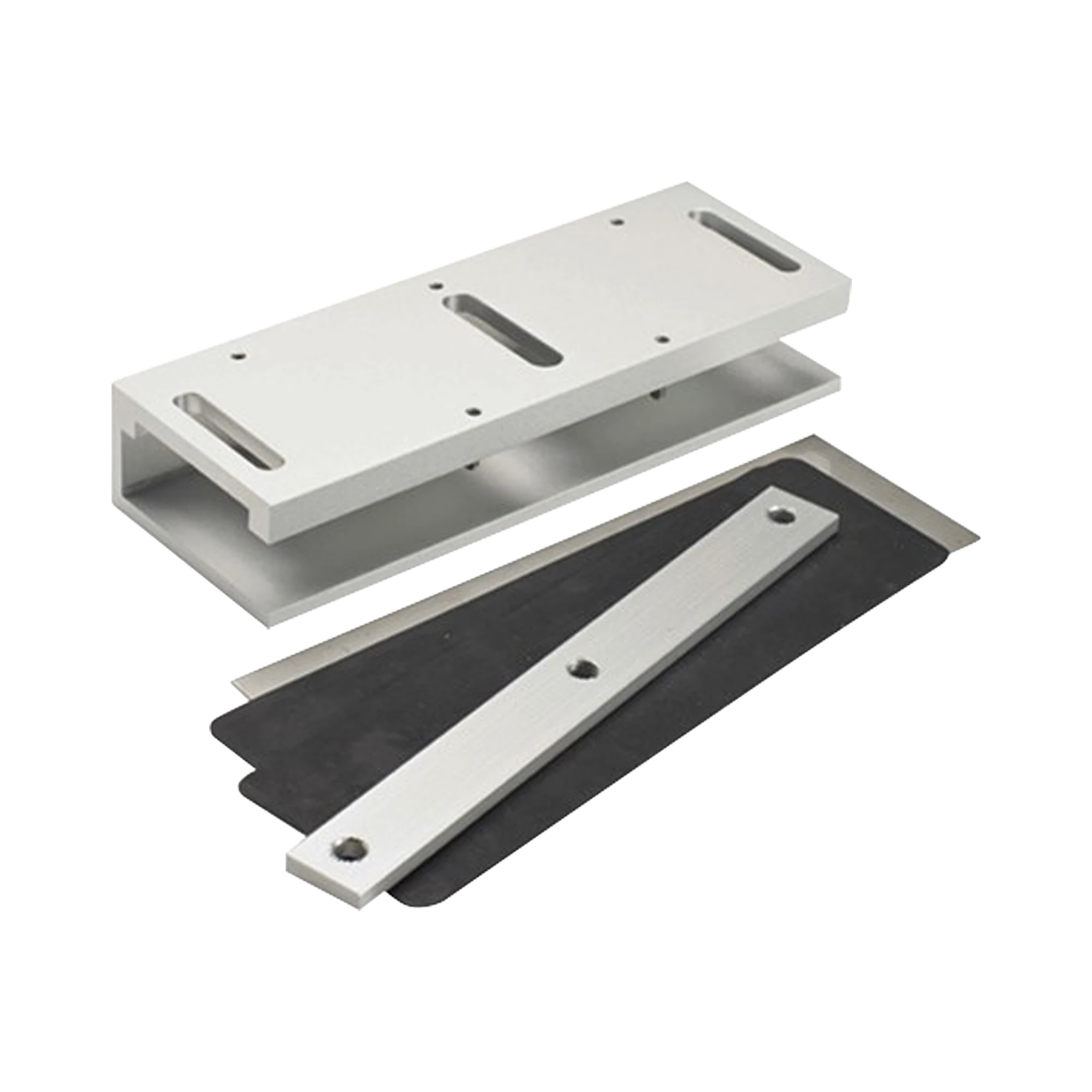 MONTAJE EN U PARA PUERTAS DE VIDRIO / USO CON CHAPAS DE 600 / AJUSTE POR OPRESORES-Cerraduras-ALARM CONTROLS-ASSA ABLOY-Bsai Seguridad & Controles