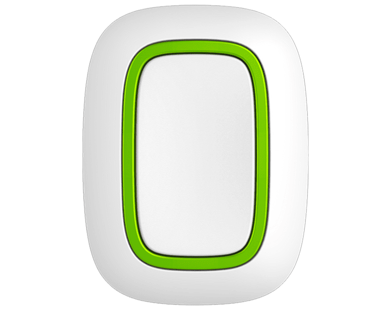 AJAX BUTTON W - BOTÓN INTELIGENTE MULTIFUNCIONAL. BOTÓN DE PÁNICO / CONTROL DE DISPOSITIVOS DE AUTOMATIZACIÓN / SILENCIAR ALARMAS DE DETECTORES DE INCENDIOS. COLOR BLANCO (28203.26.WH3) #VIVESEGURO #AJAXBUTTON-Botones-AJAX-Bsai Seguridad & Controles