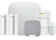 AJAX KIT RESIDENCIAL - PANEL DE  ALARMA HUB2PLUS CONEXIÓN ETHERNET / WIFI / LTE, APP “AJAX PRO” IOS Y ANDROID , 1 SENSOR DE MOVIMIENTO, 2 DETECTORES PARA PUERTA O VENTANA, 1 CONTROL REMOTO Y UNA SIRENA INTERIOR INALÁMBRICA COLOR BLANCO #RESIDENCIAL