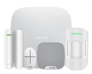 AJAX KIT RESIDENCIAL LIGHT - PANEL DE ALARMA HUB2PLUS CONEXIÓN ETHERNET / WIFI / LTE, APP “AJAX PRO” IOS Y ANDROID , 1 SENSOR DE MOVIMIENTO, 1 DETECTOR PARA PUERTA O VENTANA, 1 CONTROL REMOTO Y UNA SIRENA INTERIOR INALÁMBRICA COLOR BLANCO #RESIDENCIAL