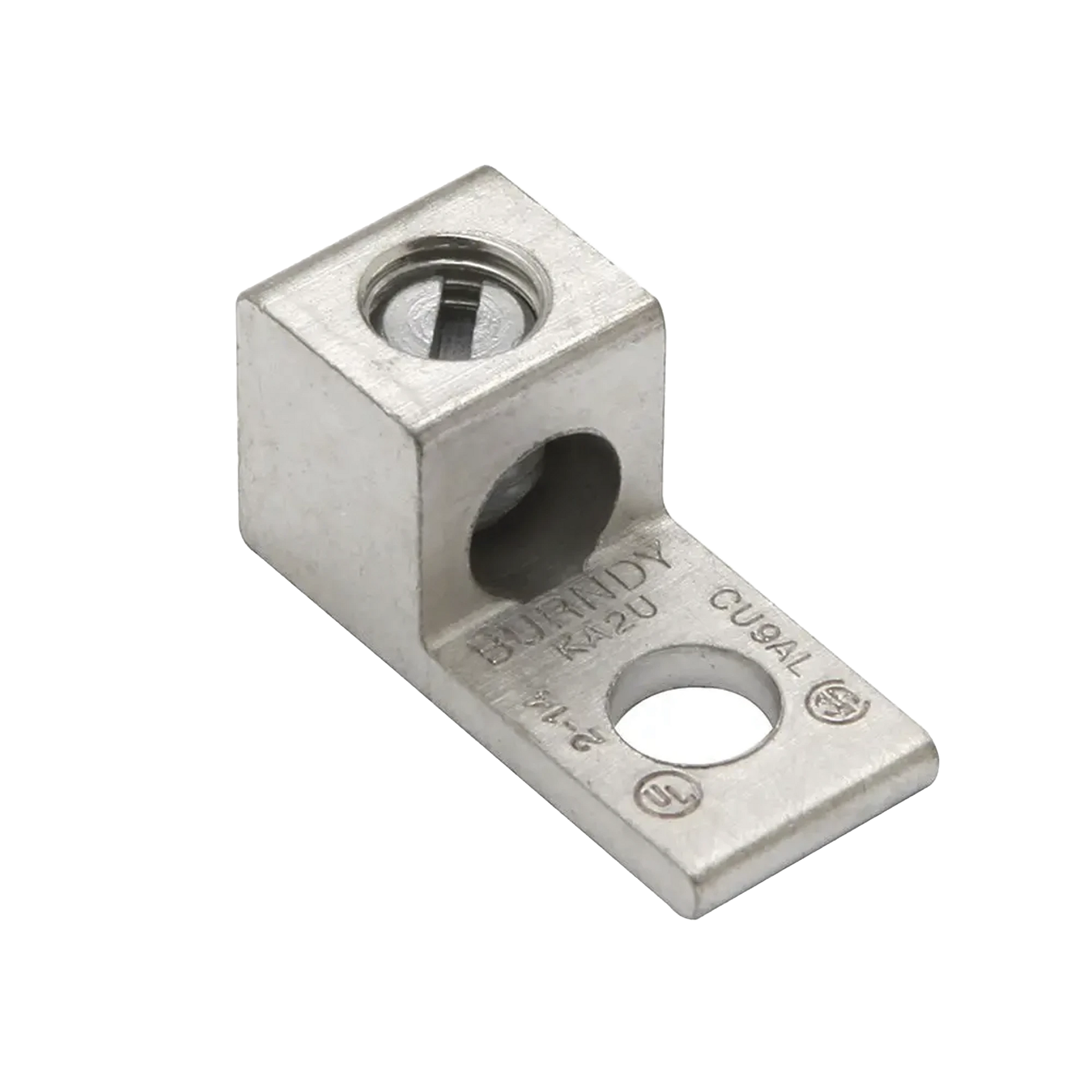 TERMINAL UNIVERSAL DE ALUMINIO/ 1 ORIFICIO PARA CALIBRE 14- 6 AWG / PERNO DE 1/4" / AL-CU ESTAÑADO.-Racks y Gabinetes-HUBBELL BURNDY-Bsai Seguridad & Controles