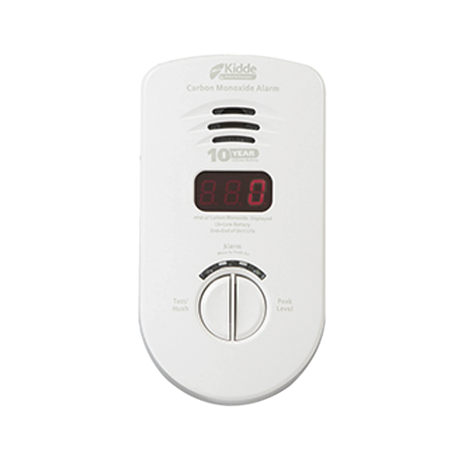 ALARMA DE MONOXIDO DE CARBONO 120 AC ? BATERÍA 10 AÑOS ? DISPLAY-Detectores Autónomos-KIDDE-Bsai Seguridad & Controles