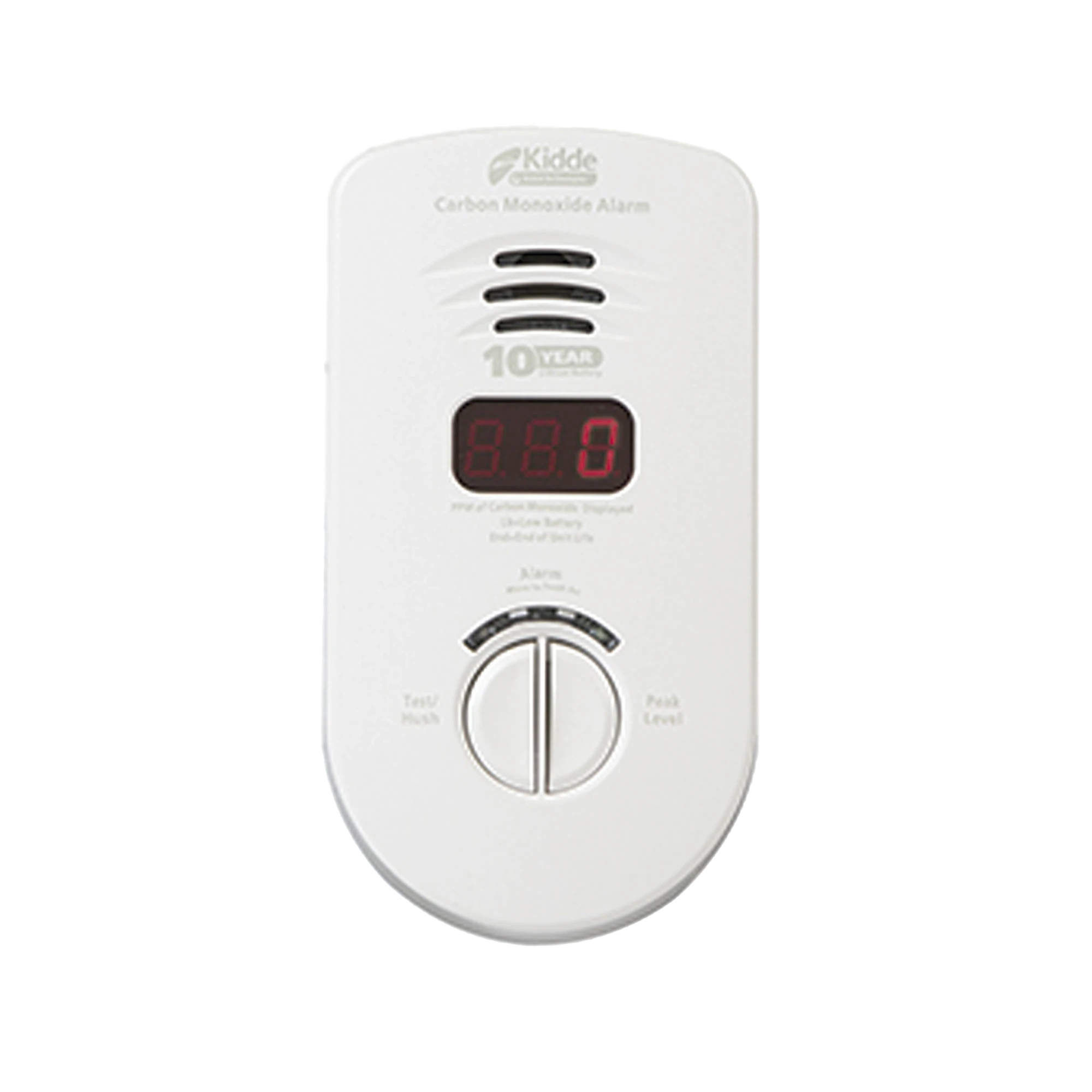 ALARMA DE MONOXIDO DE CARBONO 120 AC ? BATERÍA 10 AÑOS ? DISPLAY-Detectores Autónomos-KIDDE-Bsai Seguridad & Controles