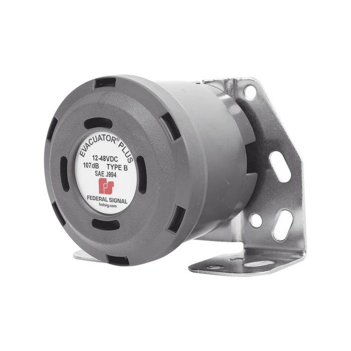 ALARMA DE REVERSA Y SIRENA PREVENTIVA, 12-48 VCC, 107 DB PARA TRABAJO PESADO-Sirenas / Bocinas / Controladores-FEDERAL SIGNAL-Bsai Seguridad & Controles
