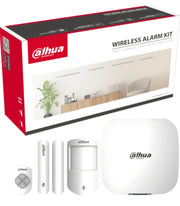 DAHUA DHI-ART-ARC3000H-03-FW2 - KIT ALARMA INALÁMBRICO CON CONEXIÓN 4G, WIFI, ETHERNET/MONITOREO POR APP/INCLUYE PANEL ETHERNET, WIFI, 3G, 4G (DUAL SIM); 1 SENSOR DE MOVIMIENTO; 1 CONTACTO MAGNÉTICO; UN CONTROL REMOTO/ #ALARMASDAHUA-Paquetes de Alarma-DAHUA-Bsai Seguridad & Controles