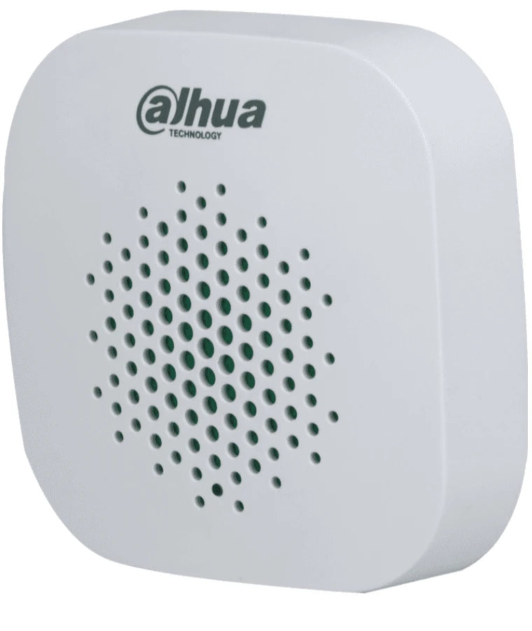 DAHUA DHI-ARA12-W2 -SIRENA INALÁMBRICA INTERIOR / 105 DB +- 3 / 3 NIVELES DE VOLUMEN / LED INDICADOR / ALARMA DE BATERÍA BAJA / MEDICIÓN DE TEMPERATURA / FUNCIÓN DE SALTO DE FRECUENCIA / #ALARMASDAHUA-Sirenas-DAHUA-Bsai Seguridad & Controles