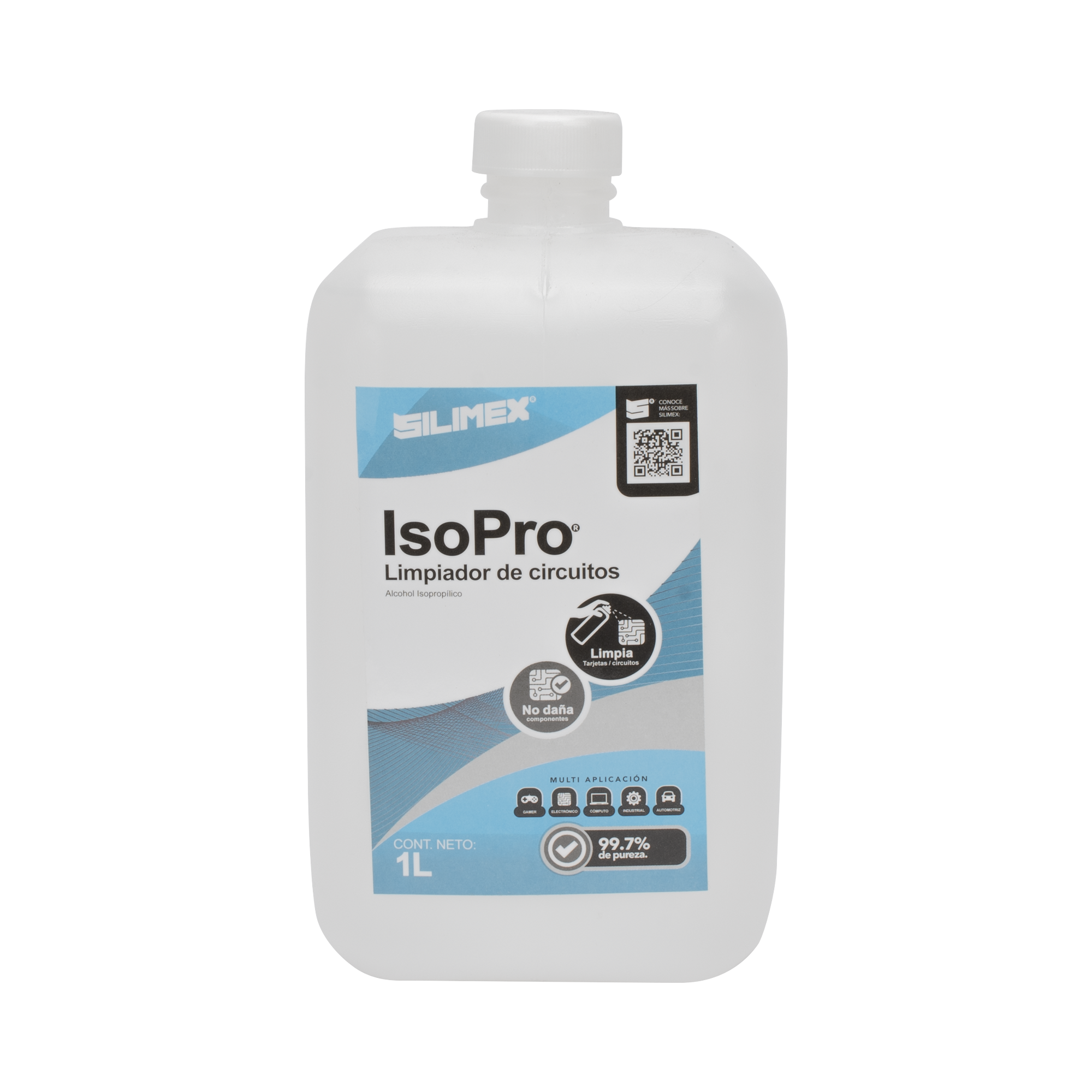 ALCOHOL ISOPROPILICO PARA LIMPIEZA DE EQUIPOS DE VÍDEO, CÓMPUTO, TELEFÓNICOS 1000 ML