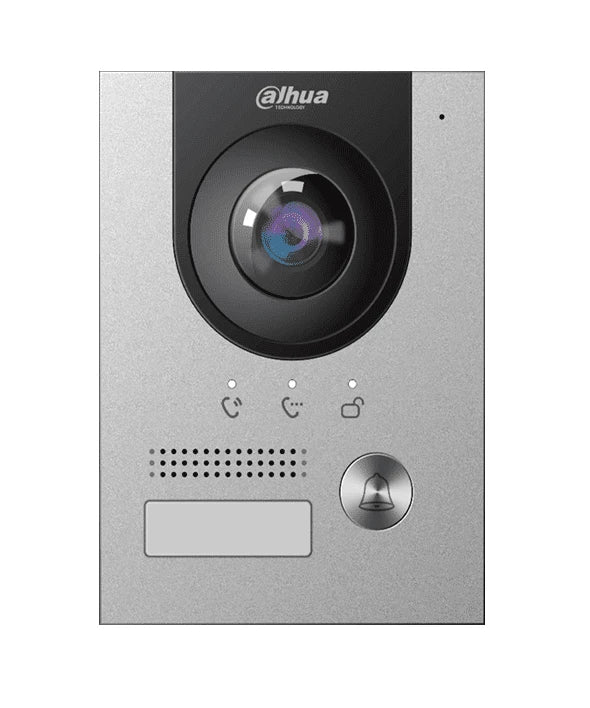 DAHUA VTO2201F-P FRENTE DE CALLE IP 2MP/ IK 07/ IP 65/ CONTROL DE CERRADURA/ ALUMINIO/ COMPATIBLE CON APP DMSS/ APERTURA REMOTA/ ALIMENTACIÓN A 12V-Frentes de Calle-DAHUA-Bsai Seguridad & Controles