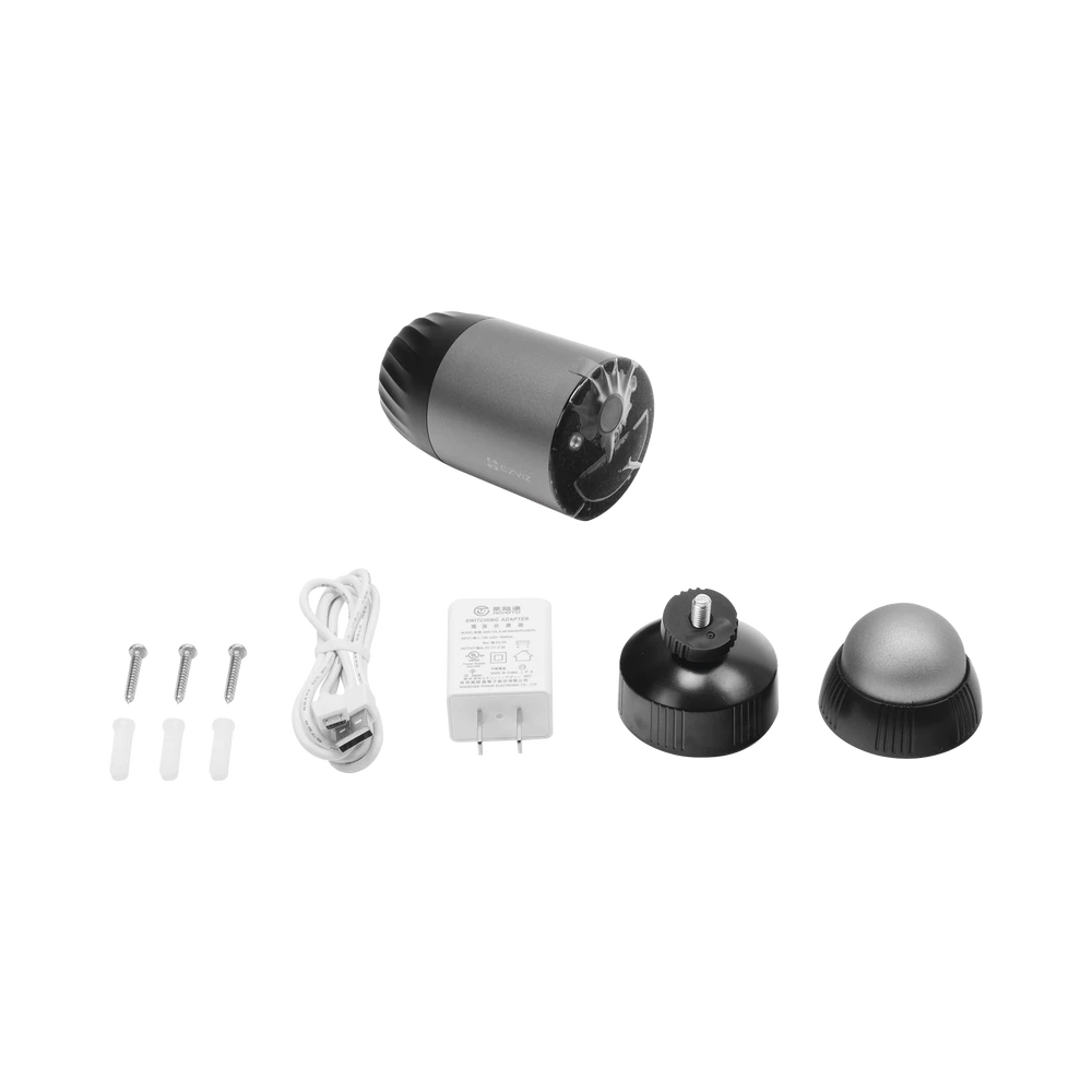 CÁMARA IP INALÁMBRICA CON BATERÍA RECARGABLE (CERO CABLES) / 2 MEGAPÍXEL / SIRENA Y ESTROBO / ALERTAS DE AUDIO PERSONALIZABLE / USO EN EXTERIOR / GRABACIÓN EN LA NUBE / ALMACENAMIENTO INTERNO-Cámaras IP-EZVIZ-Bsai Seguridad & Controles