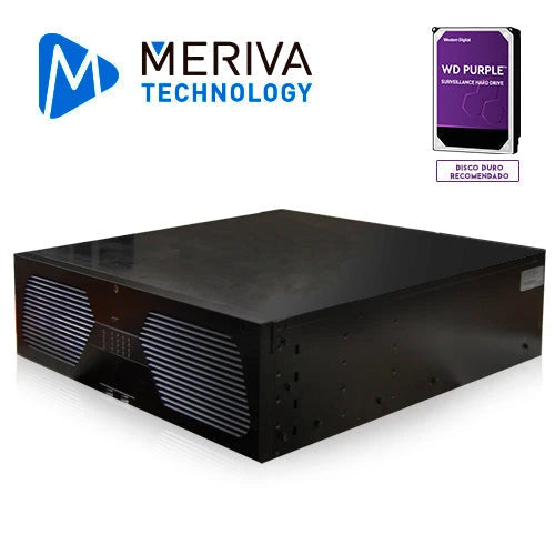 NVR H.265 128 CANALES IP 8MP MERIVA TECHNOLOGY MNVR-16128R / ONVIF / SALIDA 2 HDMI 4K + VGA SIMULTANEA / P2P CLOUD / SO. N9000 / 1 ENTRADA + 1 SALIDA AUDIO / 8 ENTRADAS + 8 SALIDAS ALARMA / RACK / ALMACENAMIENTO LOCAL HASTA 128TB-Nvrs-MERIVA TECHNOLOGY-Bsai Seguridad & Controles