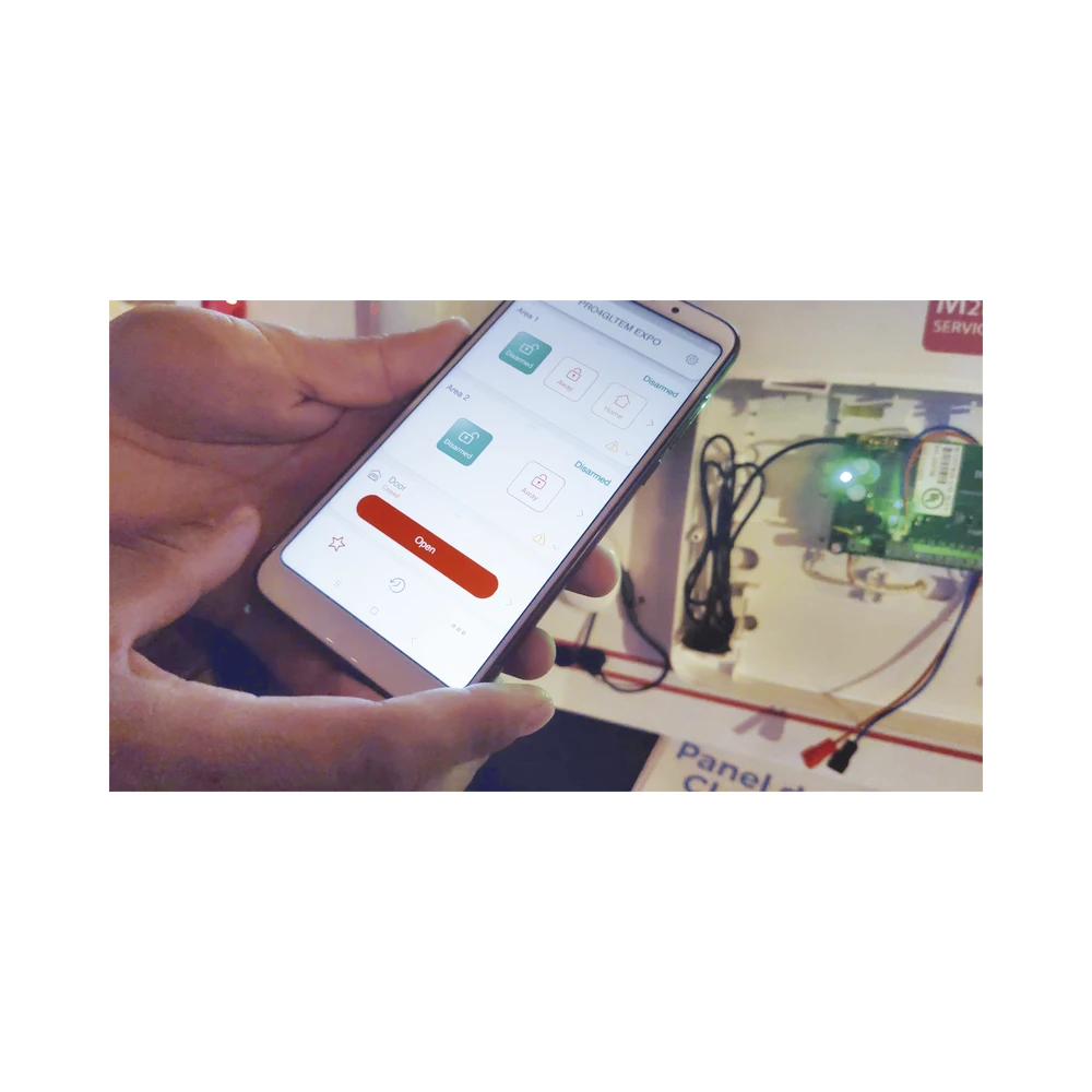 Panel de Alarma Cloud Híbrido 4G LTE / 8 Zonas Cableadas, 32 Inalámbricas / INCLUYE 2 AÑOS 3G/4GLTE ILIMITADOS / Programación 100% vía WEB / ALTA SEGURIDAD-M2M SERVICES-Bsai Seguridad & Controles