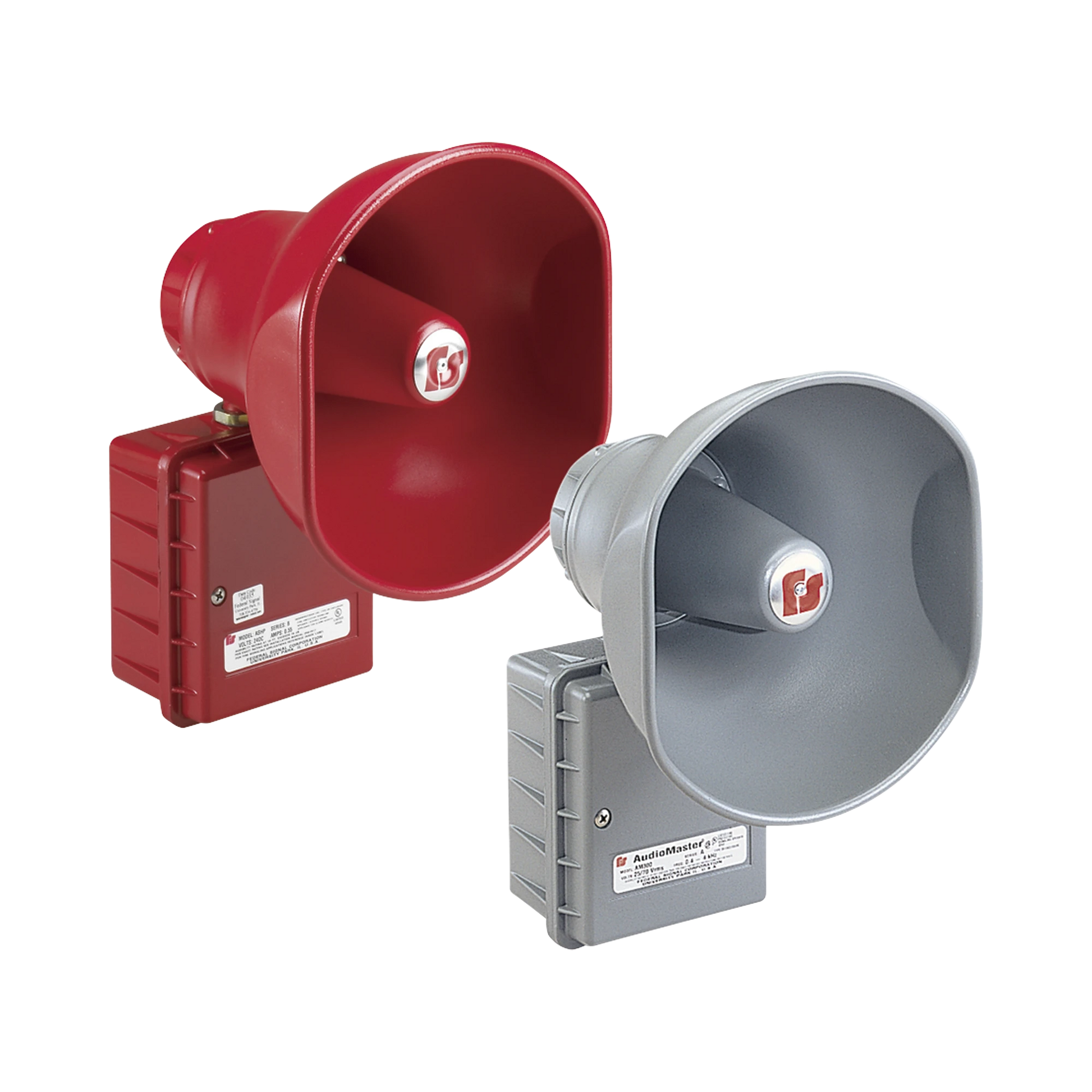 ALTAVOZ DE ANUNCIAMIENTO PUBLICO AUDIOMASTER, 30W, UL, GRIS-Sirenas / Bocinas / Controladores-FEDERAL SIGNAL INDUSTRIAL-Bsai Seguridad & Controles