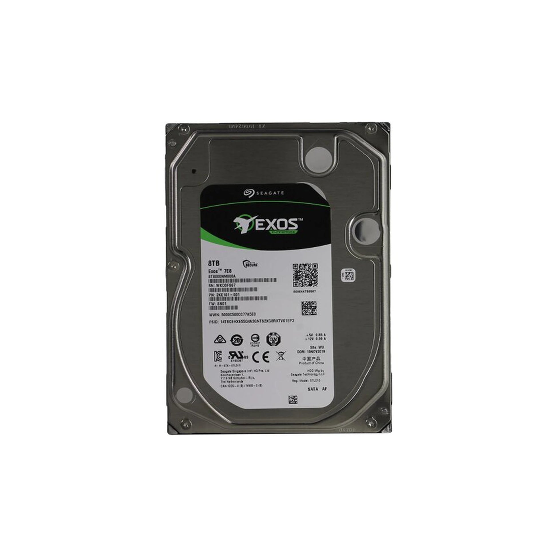 DISCO DURO 3.5" 8TB EXOS / 7200RPM / SATA / ALTO RENDIMIENTO (HK728TAH)-Almacenamiento-SEAGATE-Bsai Seguridad & Controles