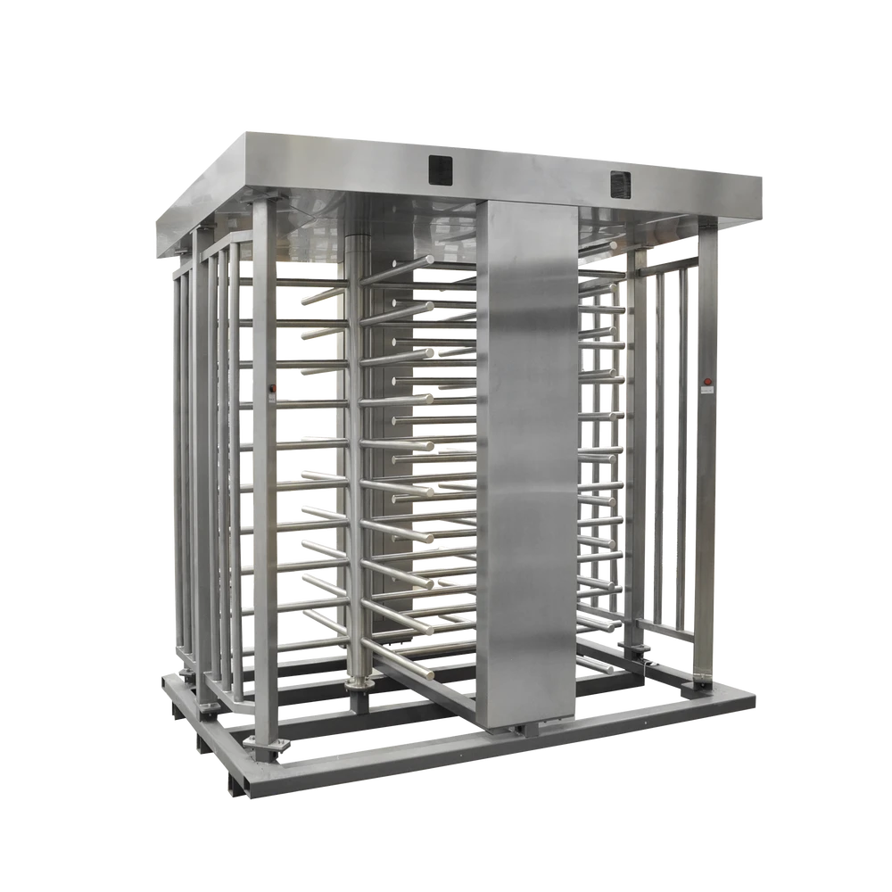 TORNIQUETE DOBLE / CUERPO COMPLETO / INTERIOR/EXTERIOR / 100% ACERO INOXIDABLE / ACABADO DE LUJO / ALTO TRÁFICO-Torniquetes y Puertas de Cortesía-ACCESSPRO-Bsai Seguridad & Controles