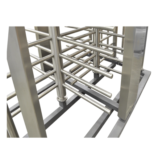 TORNIQUETE DOBLE / CUERPO COMPLETO / INTERIOR/EXTERIOR / 100% ACERO INOXIDABLE / ACABADO DE LUJO / ALTO TRÁFICO-Torniquetes y Puertas de Cortesía-ACCESSPRO INDUSTRIAL-XT-200-Bsai Seguridad & Controles