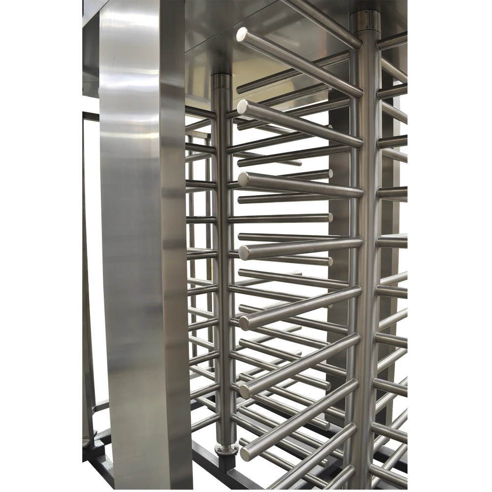 TORNIQUETE DOBLE / CUERPO COMPLETO / INTERIOR/EXTERIOR / 100% ACERO INOXIDABLE / ACABADO DE LUJO / ALTO TRÁFICO-Torniquetes y Puertas de Cortesía-ACCESSPRO-Bsai Seguridad & Controles