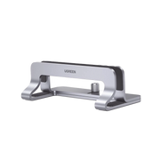 SOPORTE VERTICAL PARA LAPTOP / ADECUADO PARA PARA ESCRITORIO / ANCHURA AJUSTABLE (12-26MM) / AMPLIA COMPATIBILIDAD / ANTI-ARAÑAZOS / ANTI-DESLIZANTE /AJUSTABLE MEDIANTE TORNILLOS / COLOR PLATA / ALUMINIO + SILICONA-Accesorios Generales-UGREEN-Bsai Seguridad & Controles