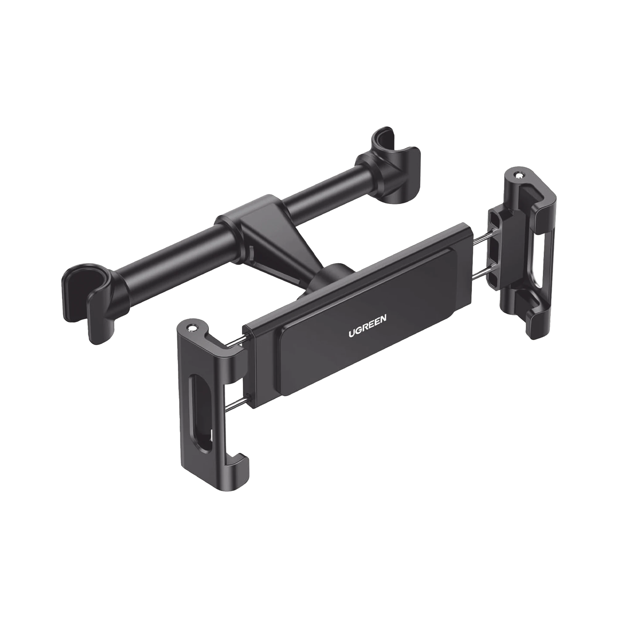 SOPORTE DE CELULAR PARA REPOSACABEZAS DE AUTOMÓVIL / COMPATIBILIDAD CON DISPOSITIVOS DE 4.7'' A 12.9'' / AJUSTABLE DE 101-144MM / ROTACIÓN DE 360° / GOMA ANTI-ARAÑAZOS / DISEÑO PLEGABLE / ANTI VIBRACIÓN / ALUMINIO +-PC y Smartphones-UGREEN-Bsai Seguridad & Controles