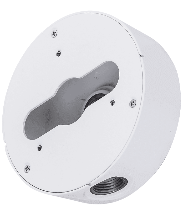 VIVOTEK AM-71E - CAJA DE CONEXIONES PARA EXTERIOR, PARA CAMARAS BULLET Y DOMO, COLOR BLANCO, MATERIAL DE ALEACION DE ALUMINIO, MODELOS COMPATIBLES: IB9360-H, IB9380-H, IB9369, FD9369, IB9383-H(T)V-Soporte y Montaje-VIVOTEK-Bsai Seguridad & Controles