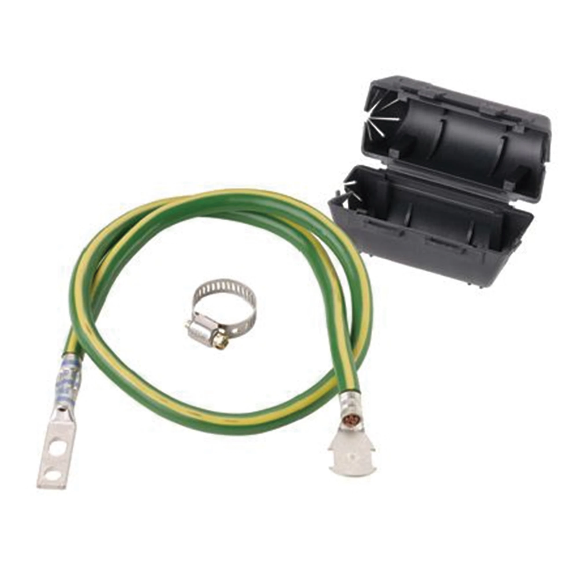 KIT DE TIERRA FÍSICA DE CABLE BLINDADO 6 AWG. COLOR VERDE / AMARILLO CON TERMINACIÓN EN EXTREMOS.-Racks y Gabinetes-PANDUIT-Bsai Seguridad & Controles