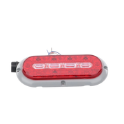 PLAFÓN OVALADO DE 7.5" PARA CAMIONES DE TRANSPORTE, 18 LED ULTRA BRILLANTES, COLOR ROJO/CLARO/AMBAR-Luces Auxiliares Vehiculares-ECCO-Bsai Seguridad & Controles