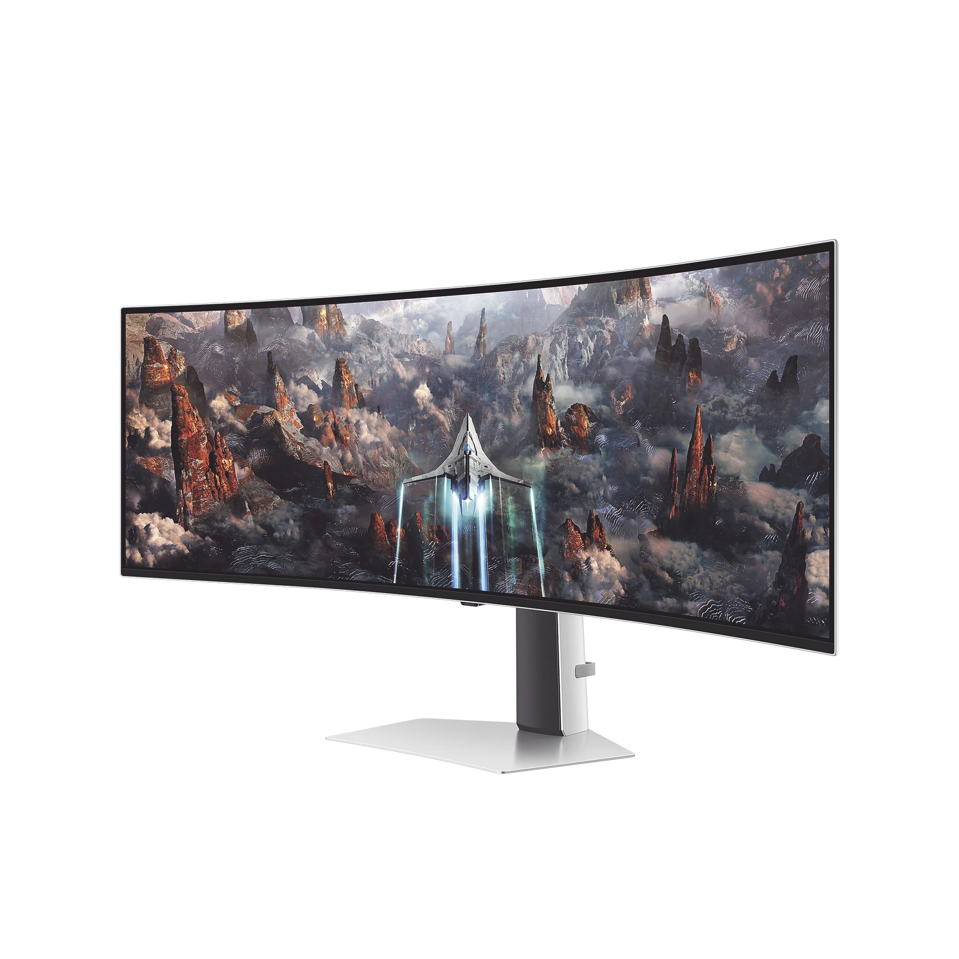 MONITOR GAMER 49" ODYSSEY OLED DUAL QHD 5120X 1440 / RELACION 32:9 / HDMI/DP/USB HUB / ACTUALIZACION 240HZ / TIEMPO DE RESPUESTA 0.03MS /AMD FREESYNC PREMIUM PRO-Monitores Pantallas y Mobiliario-SAMSUNG ELECTRONICS-Bsai Seguridad & Controles