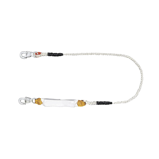 AMORTIGUADOR CON CABLE DE PROTECCIÓN DE NYLON Y 2 GANCHOS DE SEGURO DOBLE.-Herramientas-TULMEX-Bsai Seguridad & Controles