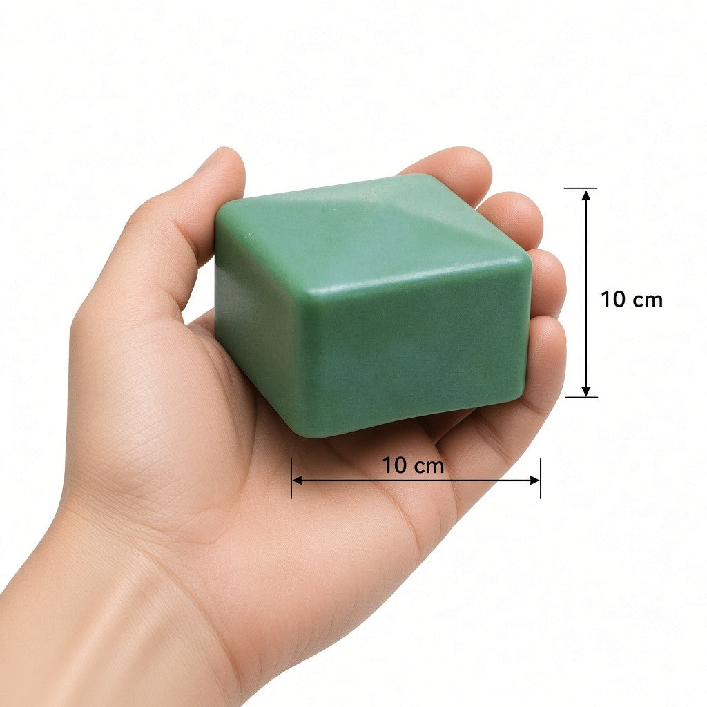 REMATE CUADRADO PARA UNICANAL / 4X4 PULGADAS (10X10 CM) / PVC NO METÁLICO / VERDE OSCURO / SELLADO SÓLIDO [ANC-HS02] tamaño real