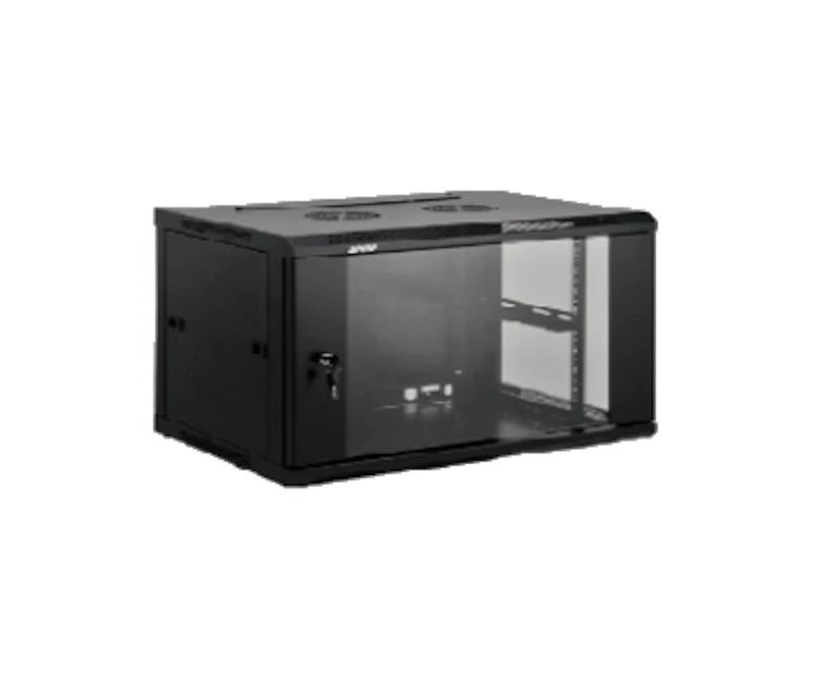 SAXXON SXR4U5404A - GABINETE PARA MONTAJE EN PARED / PUERTA DE CRISTAL TEMPLADO / 4 UR / ANCHO 53 CM X PROFUNDIDAD 40 CM X ALTO 21 CM-Gabinetes Piso / Pared-SAXXON-Bsai Seguridad & Controles