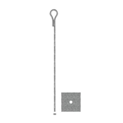 ANCLA PARA RETENIDA PARA MURO CON OJO DE LLAVE GALVANIZADO ELECTROLÍTICO.-Torres y Mástiles-SYSCOM TOWERS-Bsai Seguridad & Controles