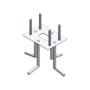 ANCLA PARA SUJECIÓN AL PISO COMPATIBLE CON TODAS LAS BARRERAS VEHICULARES XB-Accesorios Motores para Portones-EPCOM INDUSTRIAL-Bsai Seguridad & Controles