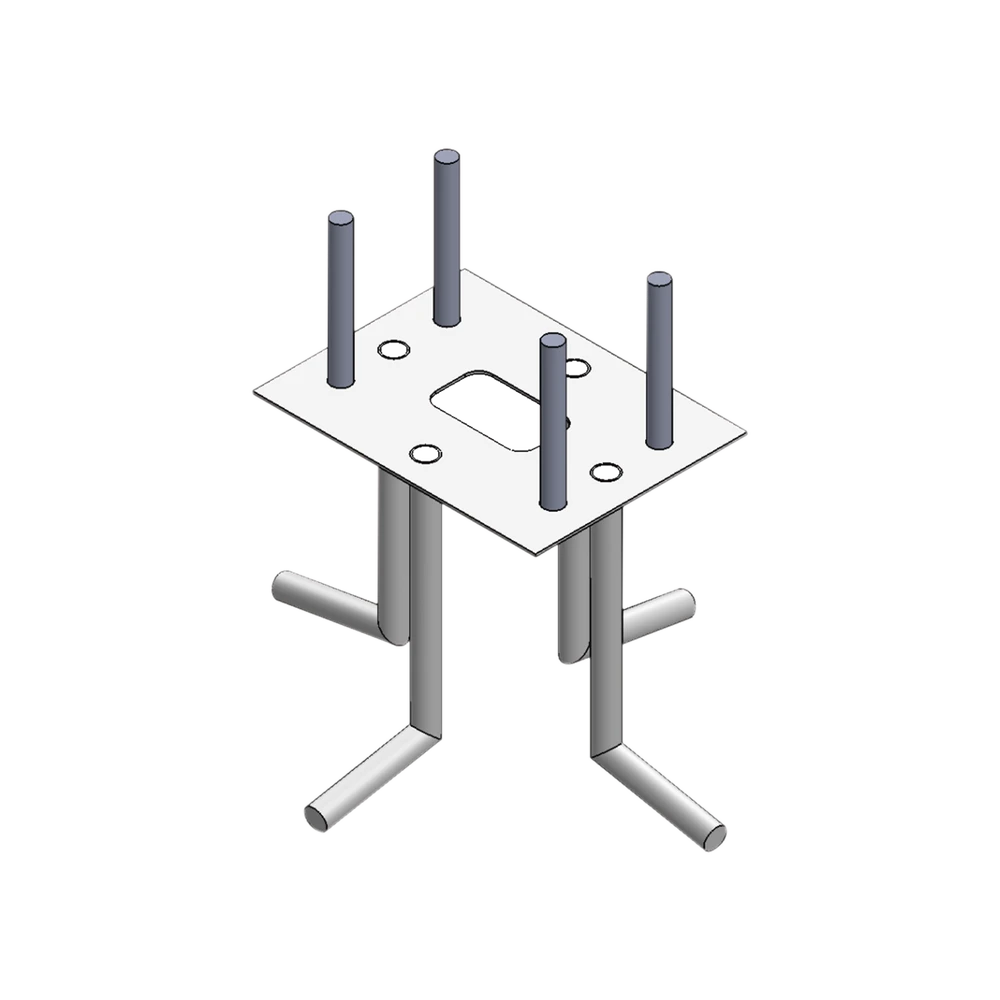 ANCLA PARA SUJECIÓN AL PISO COMPATIBLE CON TODAS LAS BARRERAS VEHICULARES XB-Accesorios Motores para Portones-EPCOM INDUSTRIAL-Bsai Seguridad & Controles